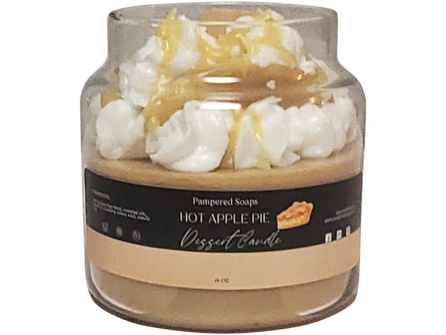 Hot Apple Pie Dessert Candle