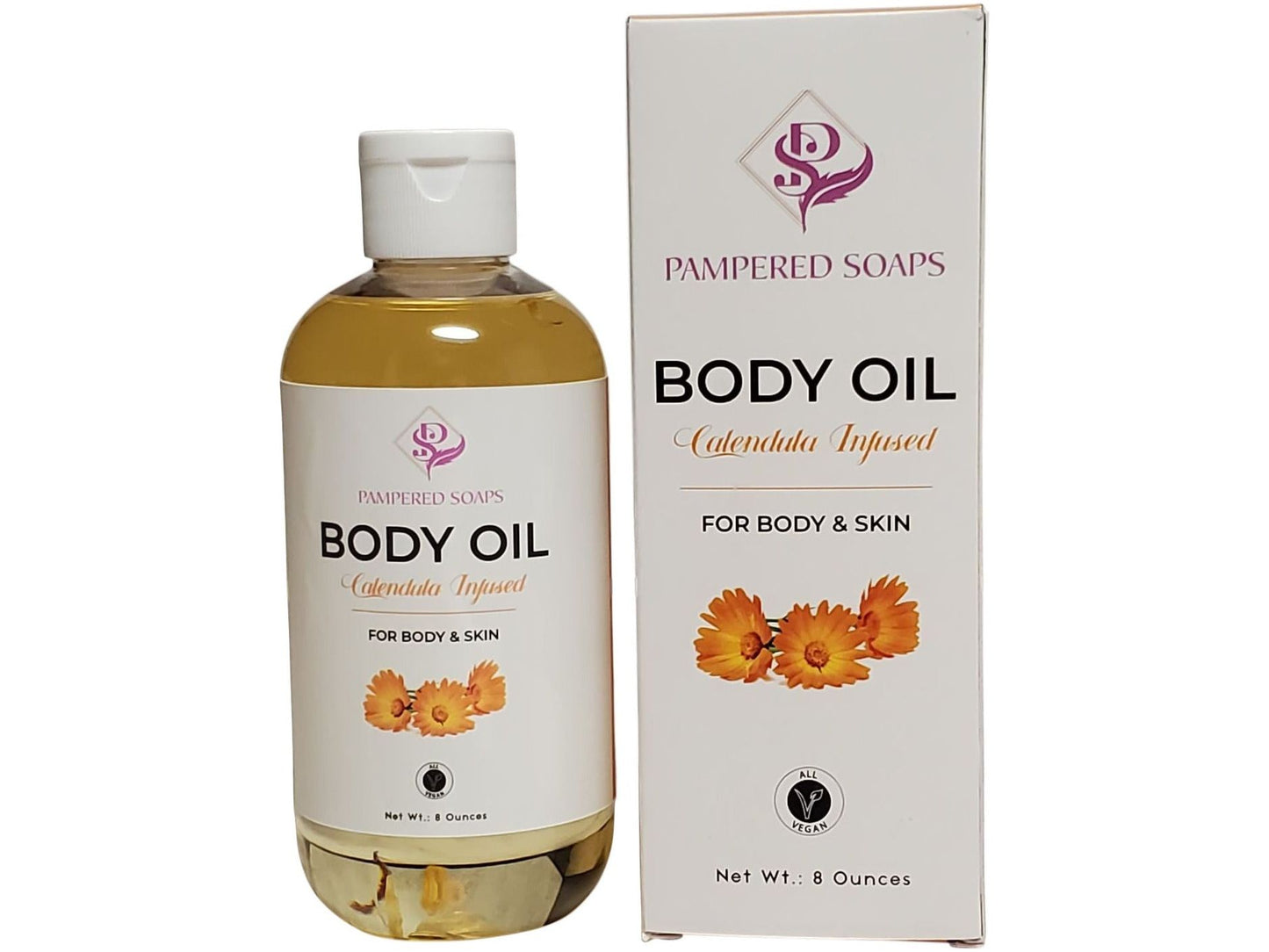 Herbal Infused Body Oil Pampered Soaps