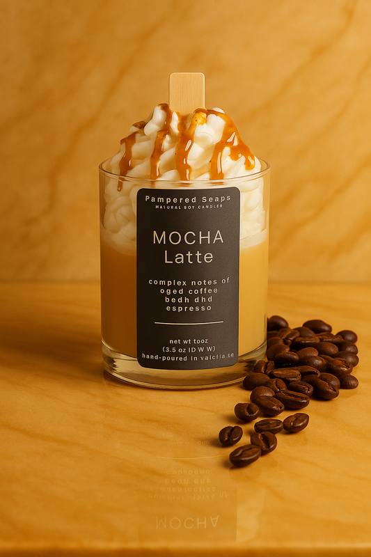 Coffee Candle | Mocha Latte Coffee Candle