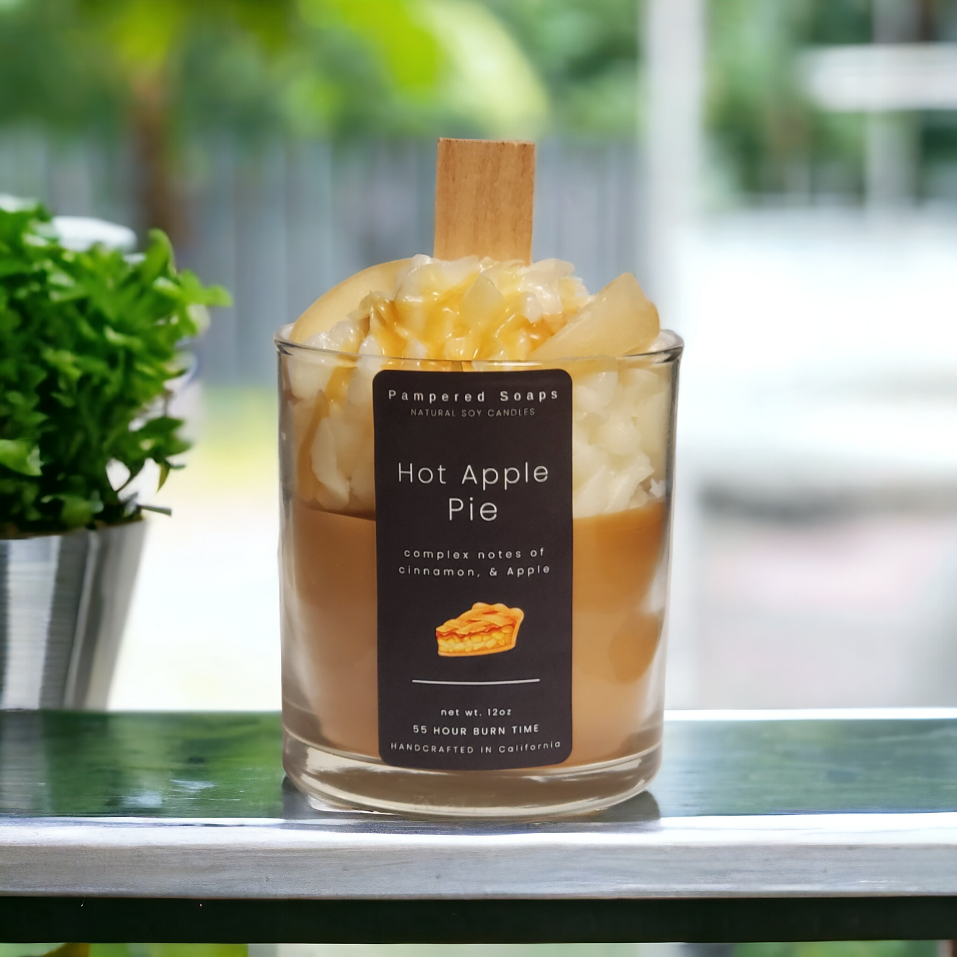 Apple pie candle. Apple candle