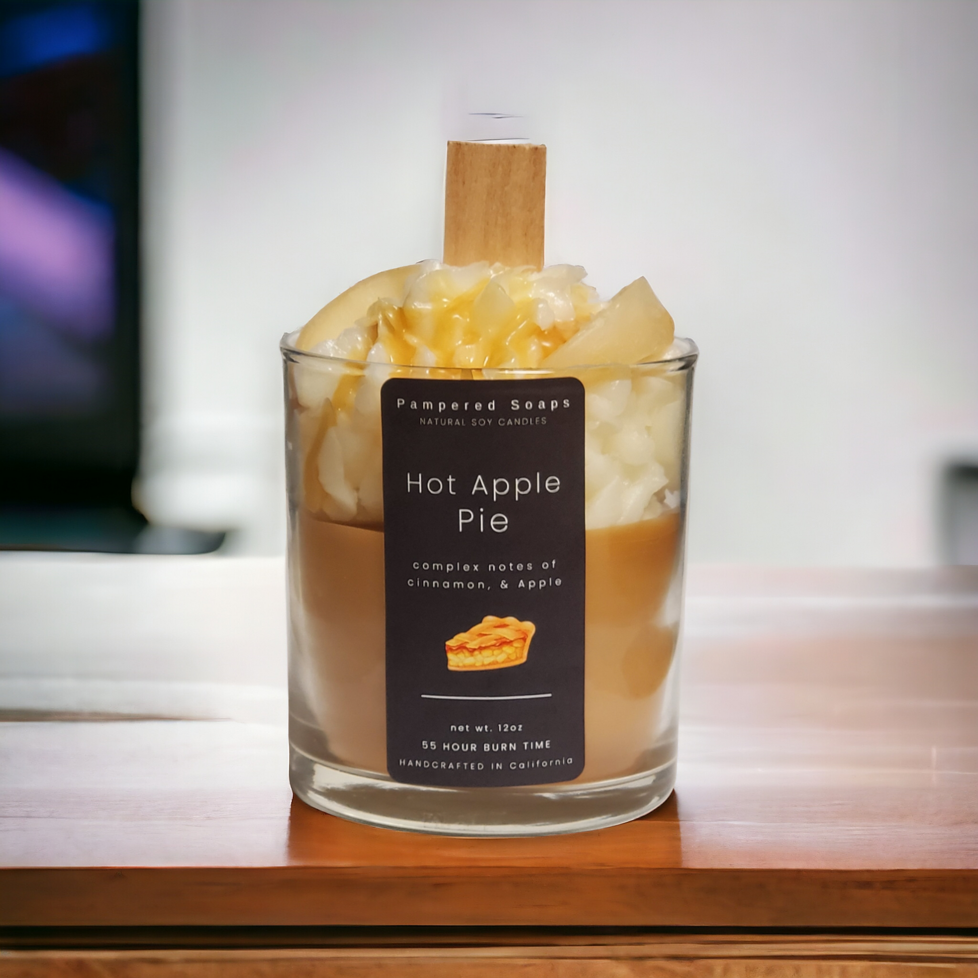 Apple pie candle. Apple candle