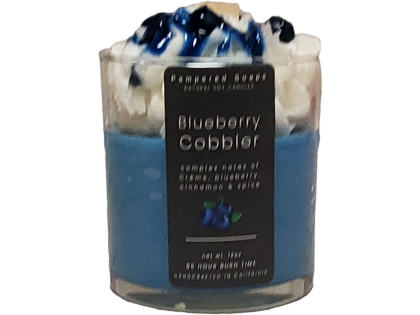 Blueberry Candle. Blueberry cobbler