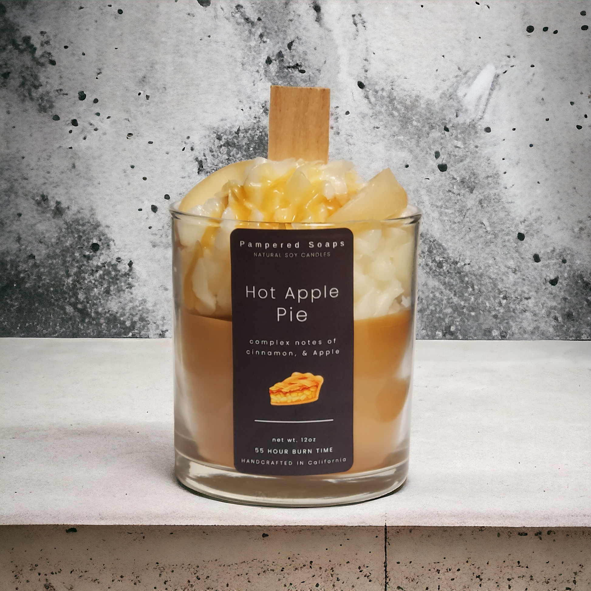 Apple pie candle. Apple candle