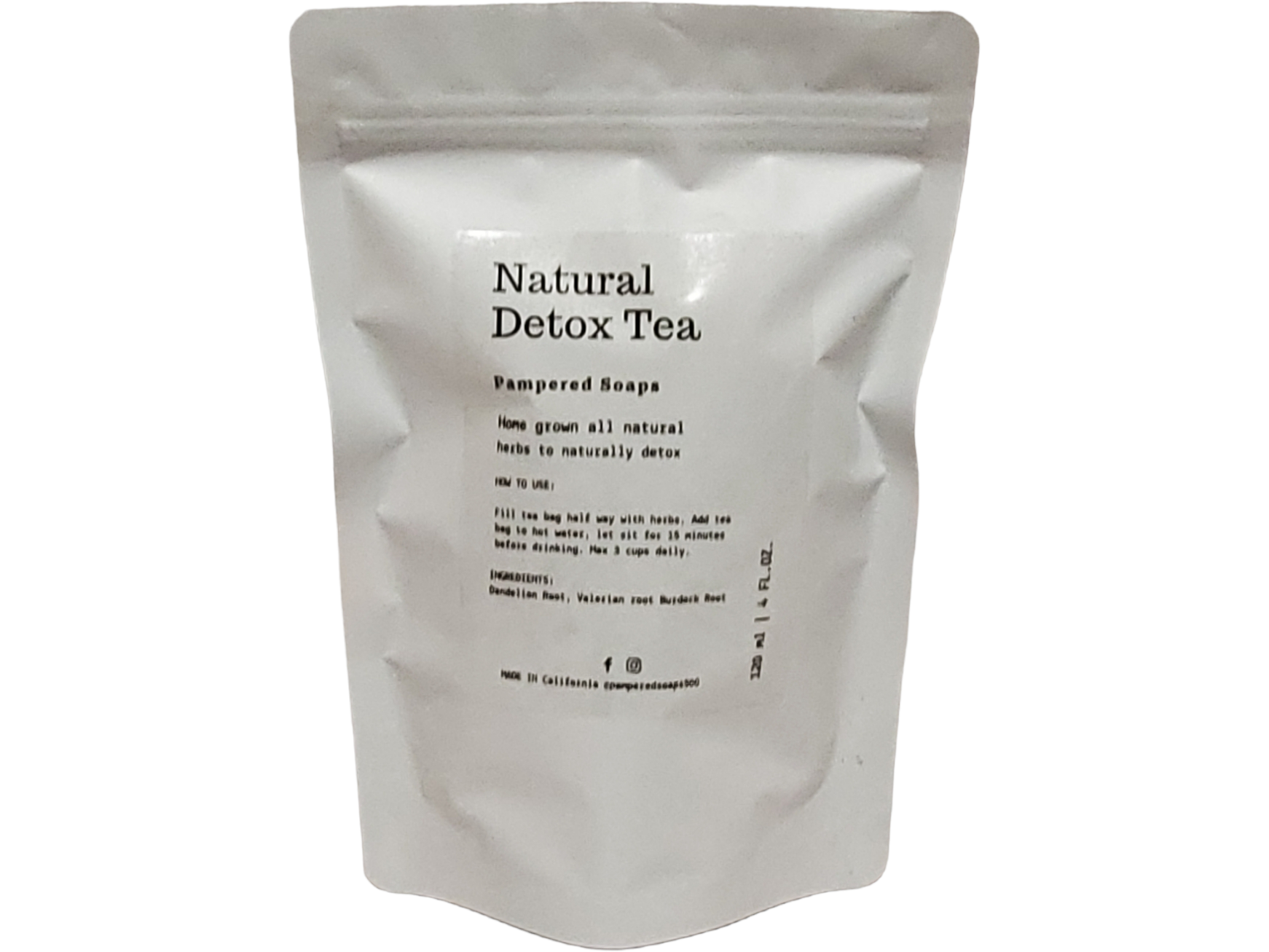 All Natural Detox Tea Pampered Soaps