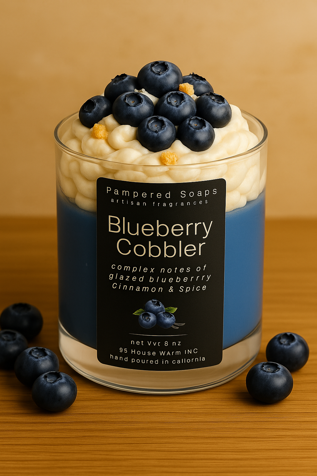 Blueberry Candle | Blueberry Cobbler Candle