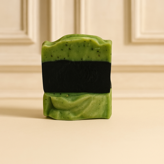 African Black Mint Agave. Handmade Vegan Soap