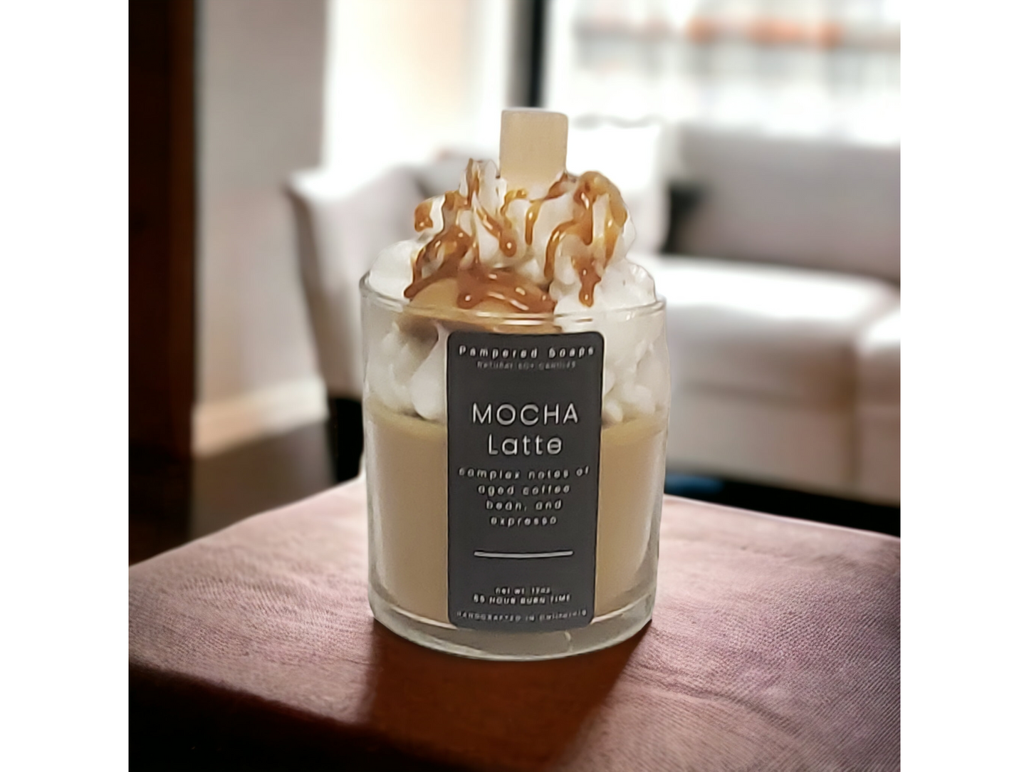 Coffee Candle. Dessert Candle