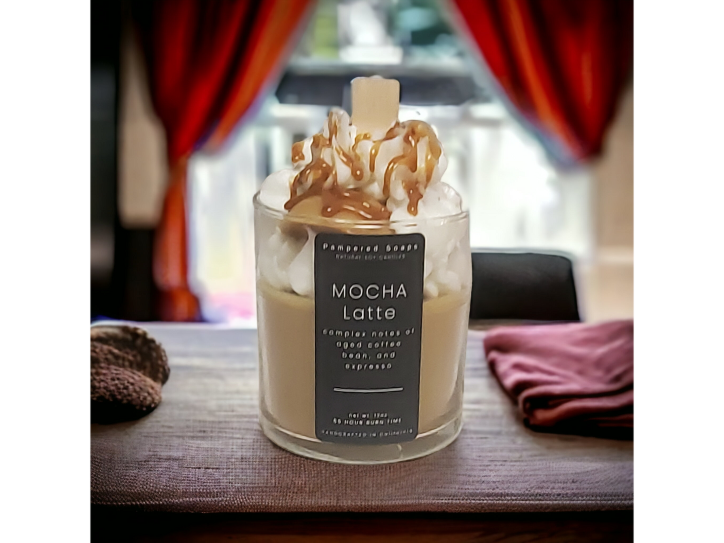 Mocha Latte Dessert Candle