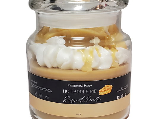 Hot Apple Pie Dessert Candle