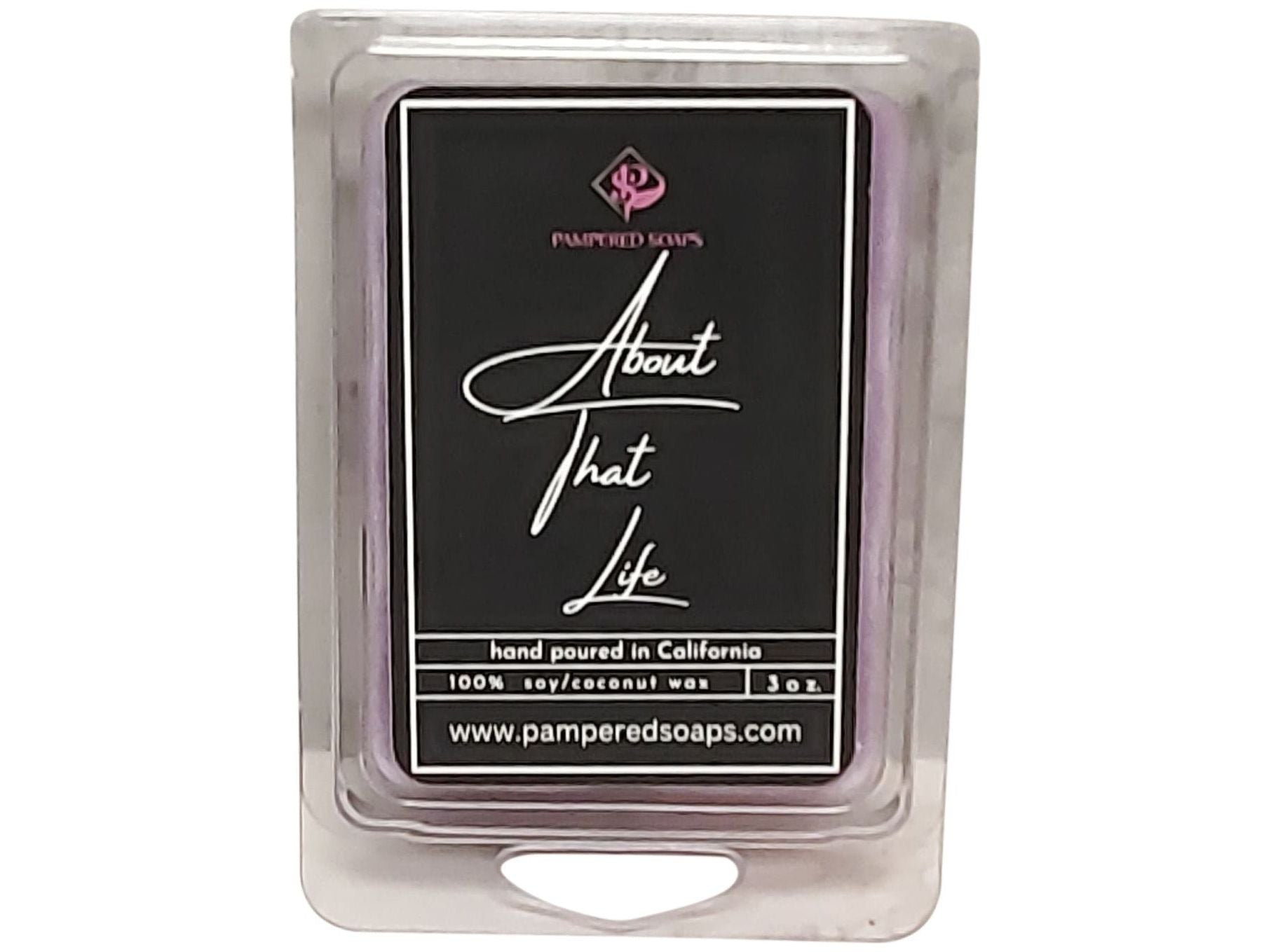About that Life Wax Melt Pampered Soaps