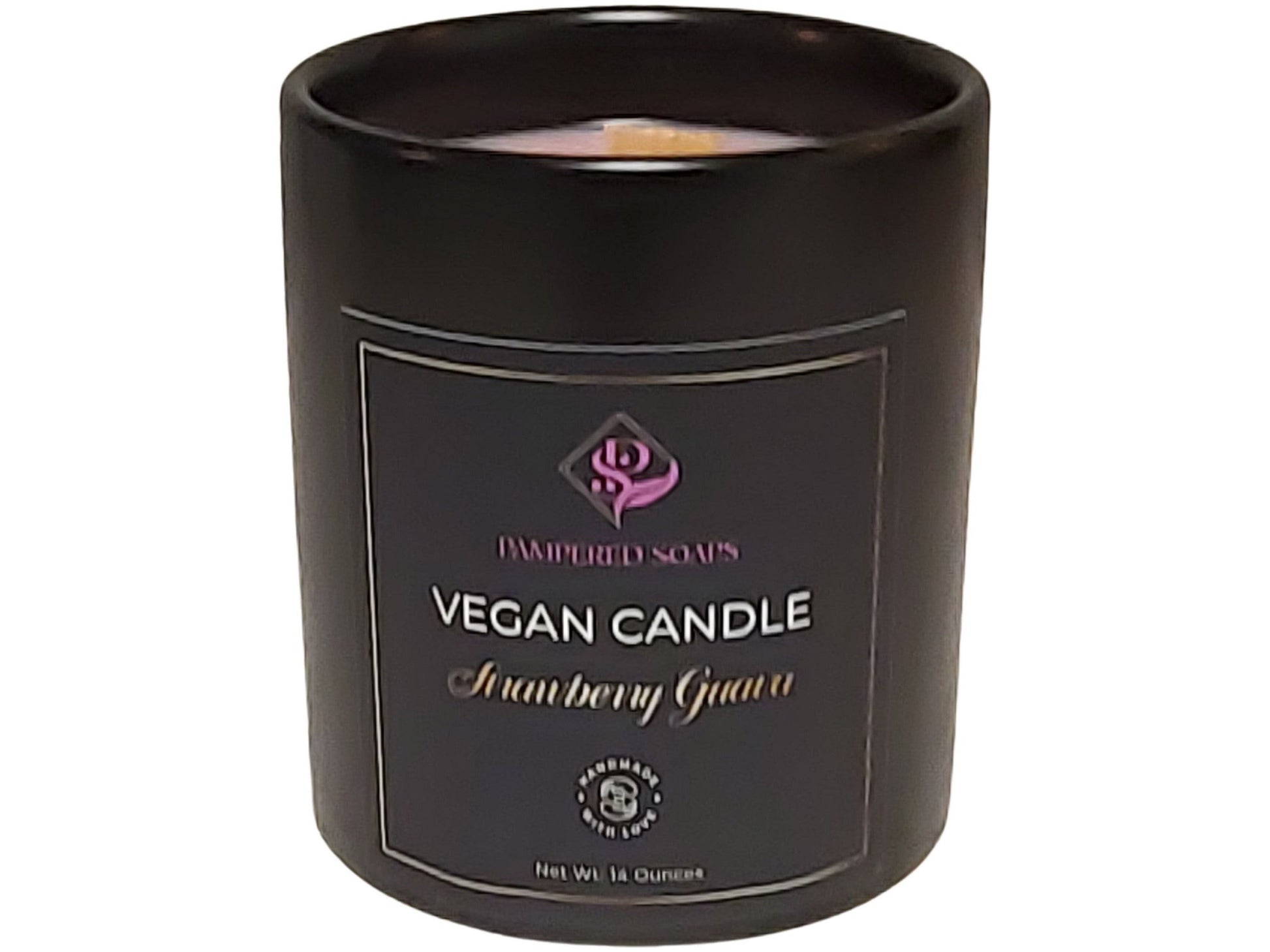 Strawberry Guava Vegan Aromatherapy Candle pampered soaps